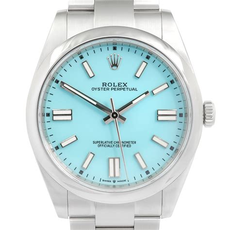 rolex perpetual blue face|rolex oyster perpetual tiffany.